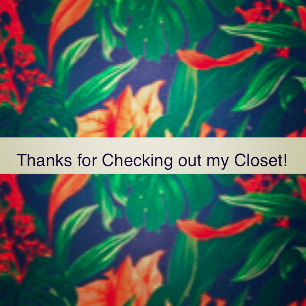 Thanks for checking out my closet!